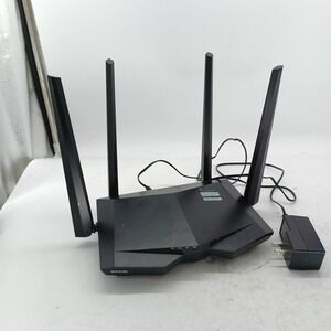 Tenda AC6 AC1200 Smart Dual-Band WiFi Router Black with Power Adapter r3
